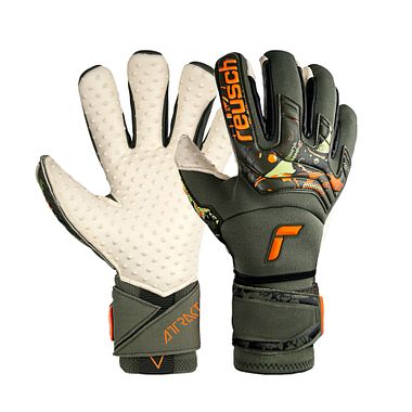 Reusch Attrakt SpeedBump desert green/shocking orange