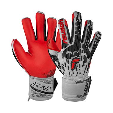 Reusch Attrakt Freegel Gold X vapor gray/fiery red