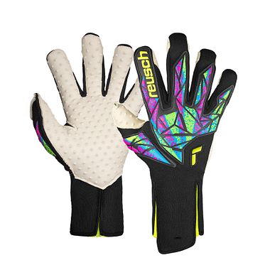 Reusch Attrakt SpeedBump black/safety yellow