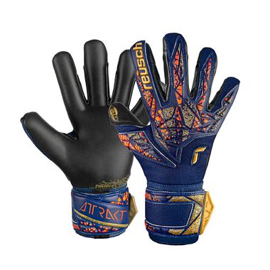 Reusch Attrakt Gold X premium blue/gold/black