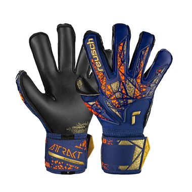 Reusch Attrakt Gold X premium blue/gold/black