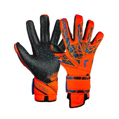 Reusch Attrakt Fusion Guardian hyper orange/electric blue/black