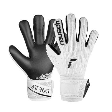 Reusch Attrakt Freegel Silver white/black