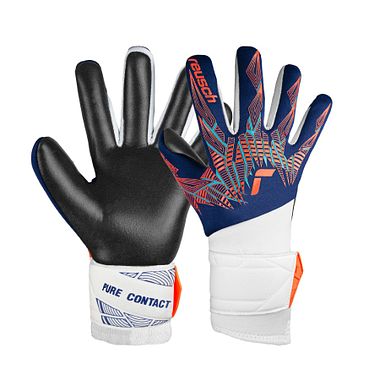 Reusch Pure Contact Silver premium blue/electric orange/black