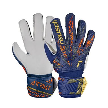 Reusch Attrakt Solid Junior premium blue/gold