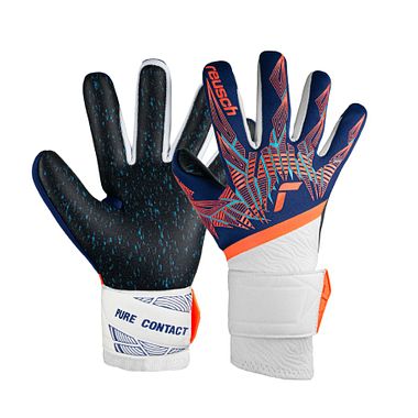 Reusch Pure Contact Fusion premium blue/electric orange/black