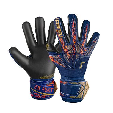 Reusch Attrakt Gold X Junior premium blue/gold/black