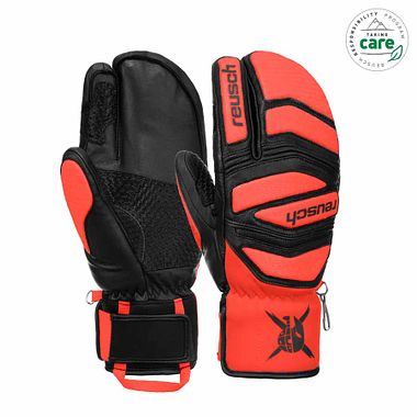 Reusch WC Warrior Lobster black/ fluo red