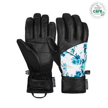 Reusch Beatrix R-TEX XT black/blue flowers