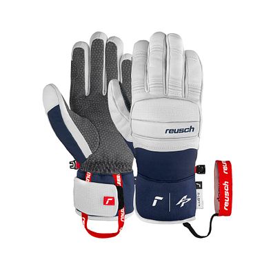 Reusch Alexis Pinturault white/dress blue