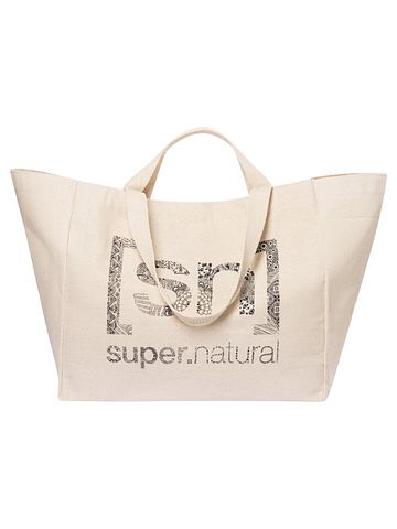 SN Super Natural ARABASQUE LOGO BAG natural white