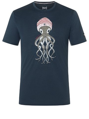 SN Super Natural M OCTOPUSSY TEE blueberry/various