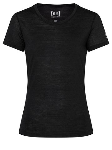 SN Super Natural W BASE TEE 140 jet black