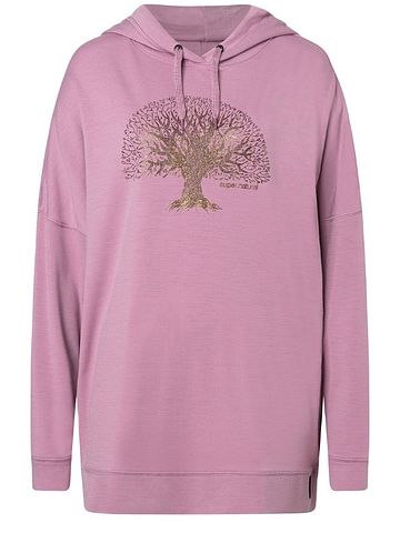 SN Super Natural W FEEL GOOD TOK HOODIE orchid/copper