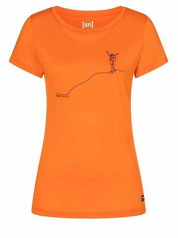 SN Super Natural W SUMMITEER TEE g poppy/u chic