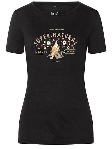 SN Super Natural W S&D GIRL TEE jet black/various